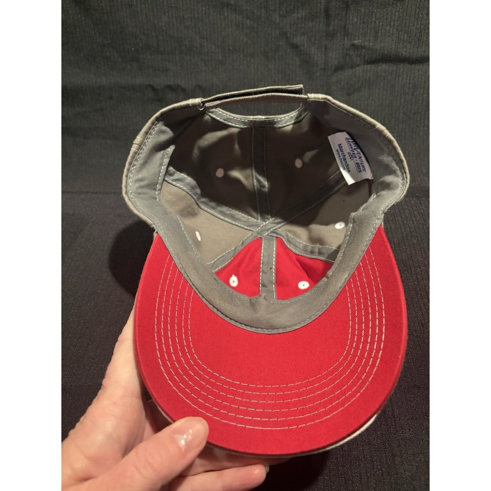 Imperial EAA Vintage Aircraft Association AirVenture Oshkosh 2015 Hat Red Grey - Picture 4 of 6